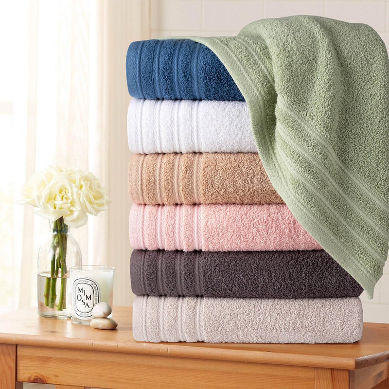 Style Softness  Absorption Bath Towels 100% Cotton Material Towels for Bathroom