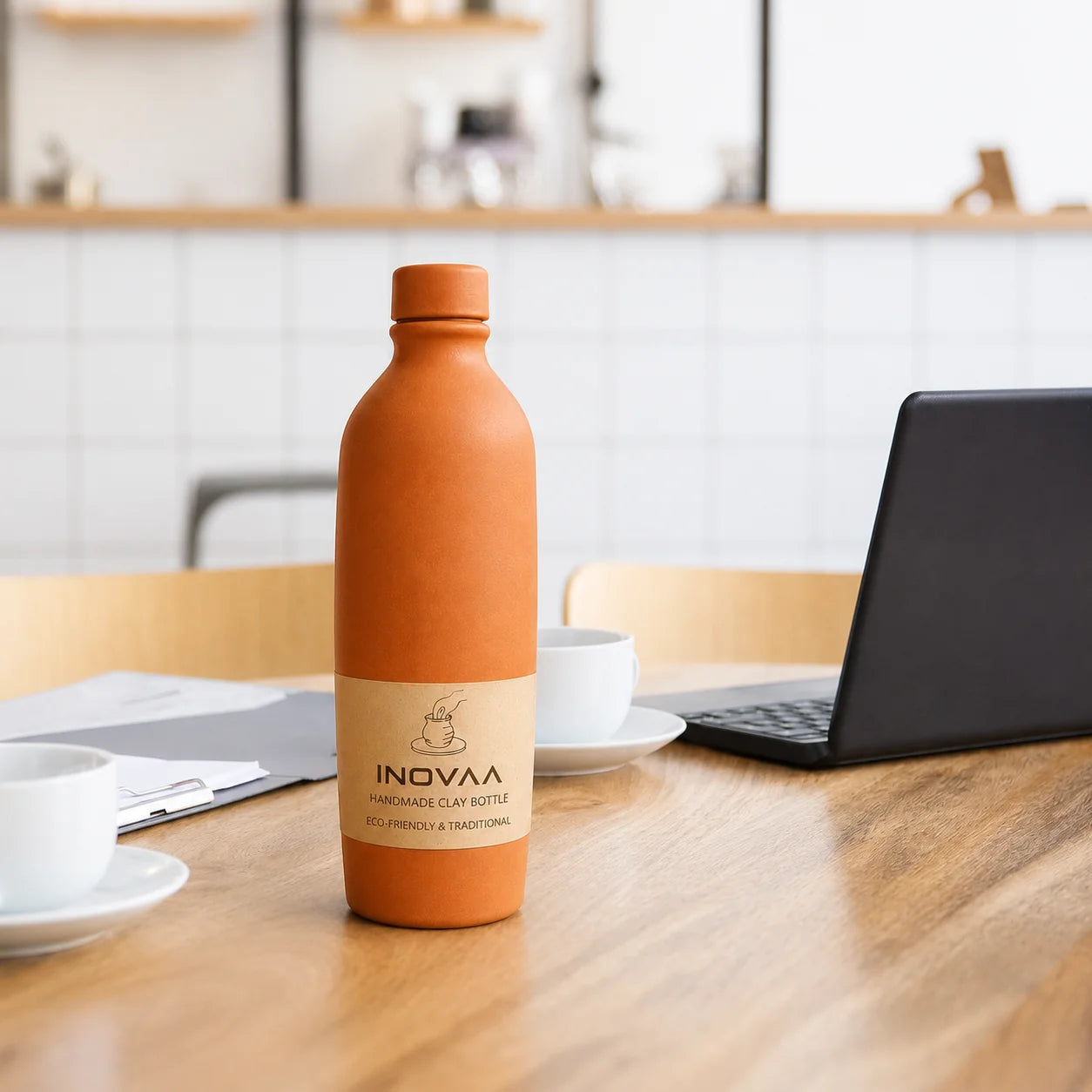 Handmade Matti Bottle – Natural Clay Water Bottle