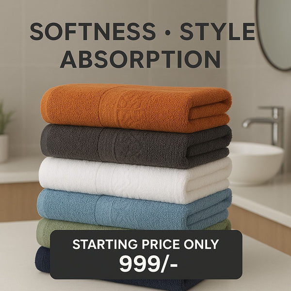 Softness Style Absorption Bath Towels 100% Cotton Material Towels for Bathroom